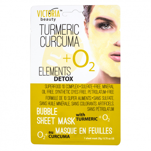 VICTORIA-BEAUTY-Deeply-Purifying-Korean-Skincare-Bubble-Sheet-Mask-with-Turmeric